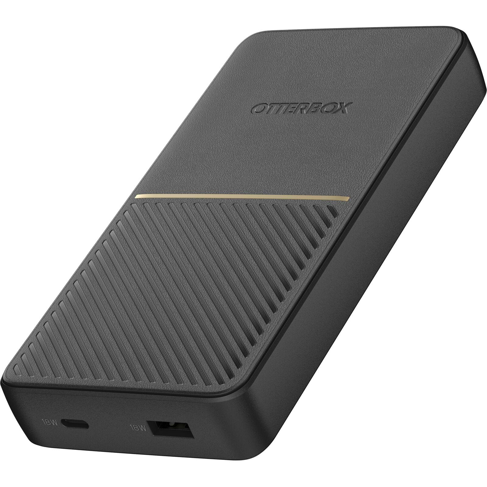 סוללה אלחוטית ניידת Otterbox 18W Wireless Power Bank 10000mAh - צבע שחור שנה אחריות ע