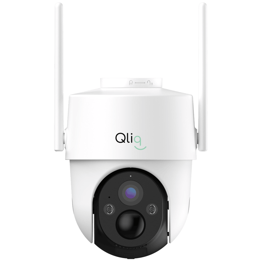 מצלמת אבטחה אלחוטית סולארית ProVision Qliq QCAM-4G LTE 4G - צבע לבן שנתיים אחריות ע