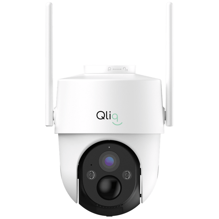 מצלמת אבטחה אלחוטית סולארית ProVision Qliq QCAM-4G LTE 4G - צבע לבן שנתיים אחריות עי היבואן הרשמי