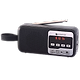 רדיו FM דיגיטלי Miracase 500MFMR - צבע שחור ואדום שנה אחריות ע"י היבואן הרשמי