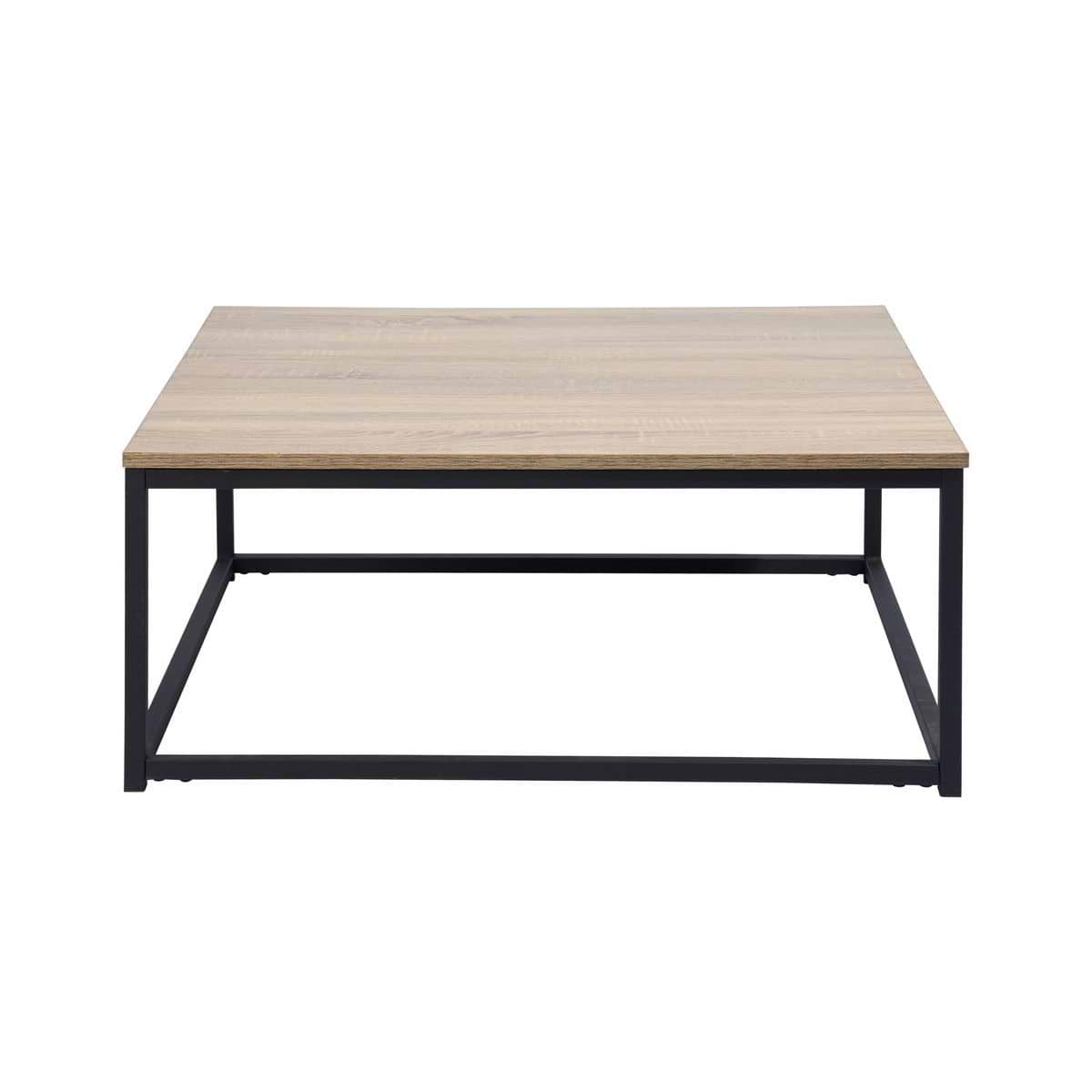 שולחן קפה לסלון ריבועי אגוז כהה פאקטו דגם HOMAX HC0827