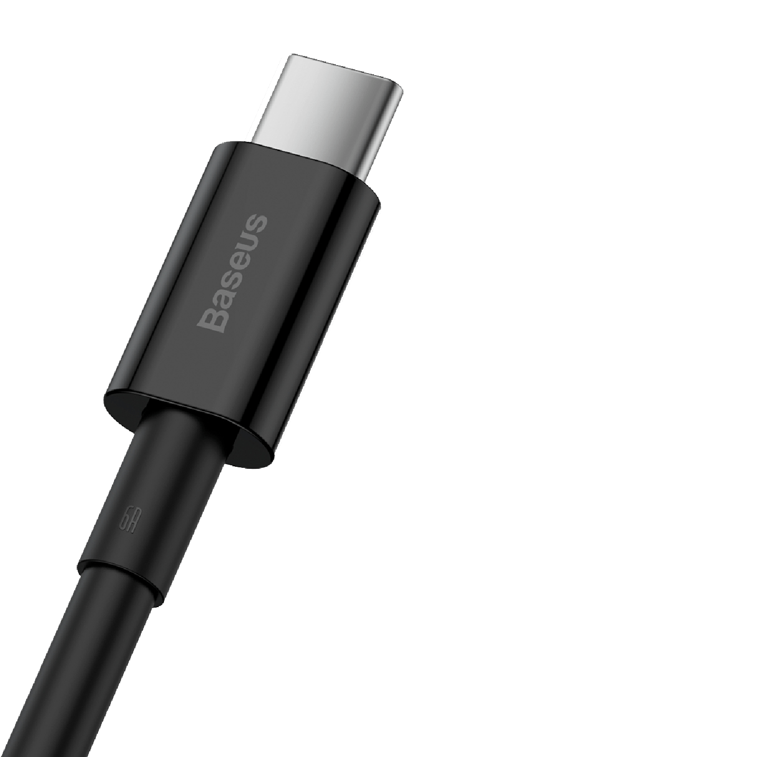 כבל טעינה וסנכרון Baseus Superior Data Fast Charging 66W USB to Type-C - באורך 1 מטר צבע שחור שנה אחריות ע