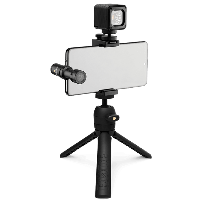 קיט וולוגרים עם חיבור USB-C לצילום בסמארטפון Rode Vlogger - צבע שחור שנה אחריות עי היבואן הרשמי