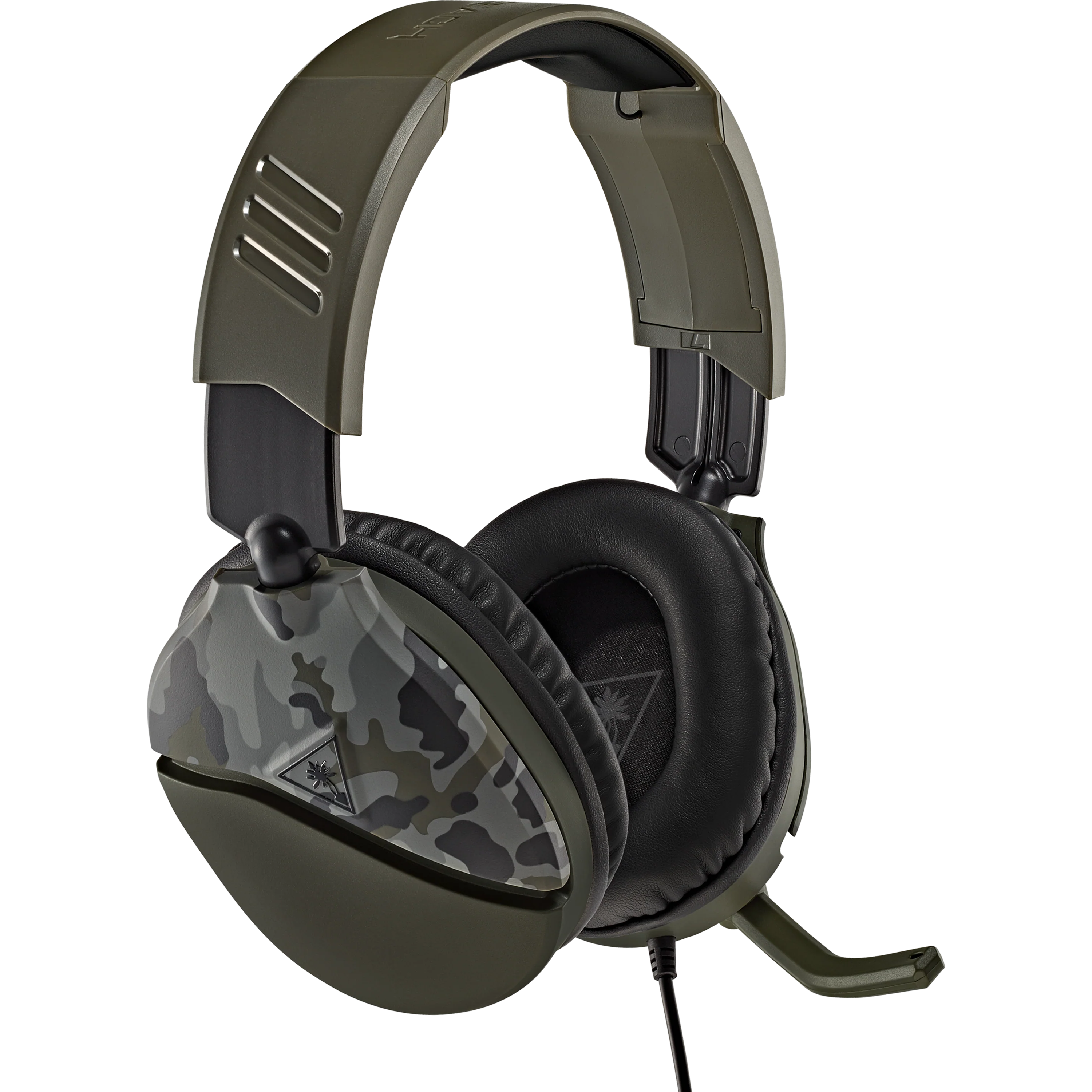 אוזניות גיימינג חוטיות Turtle Beach Recon 70 - צבע ירוק צבאי שנה אחריות ע