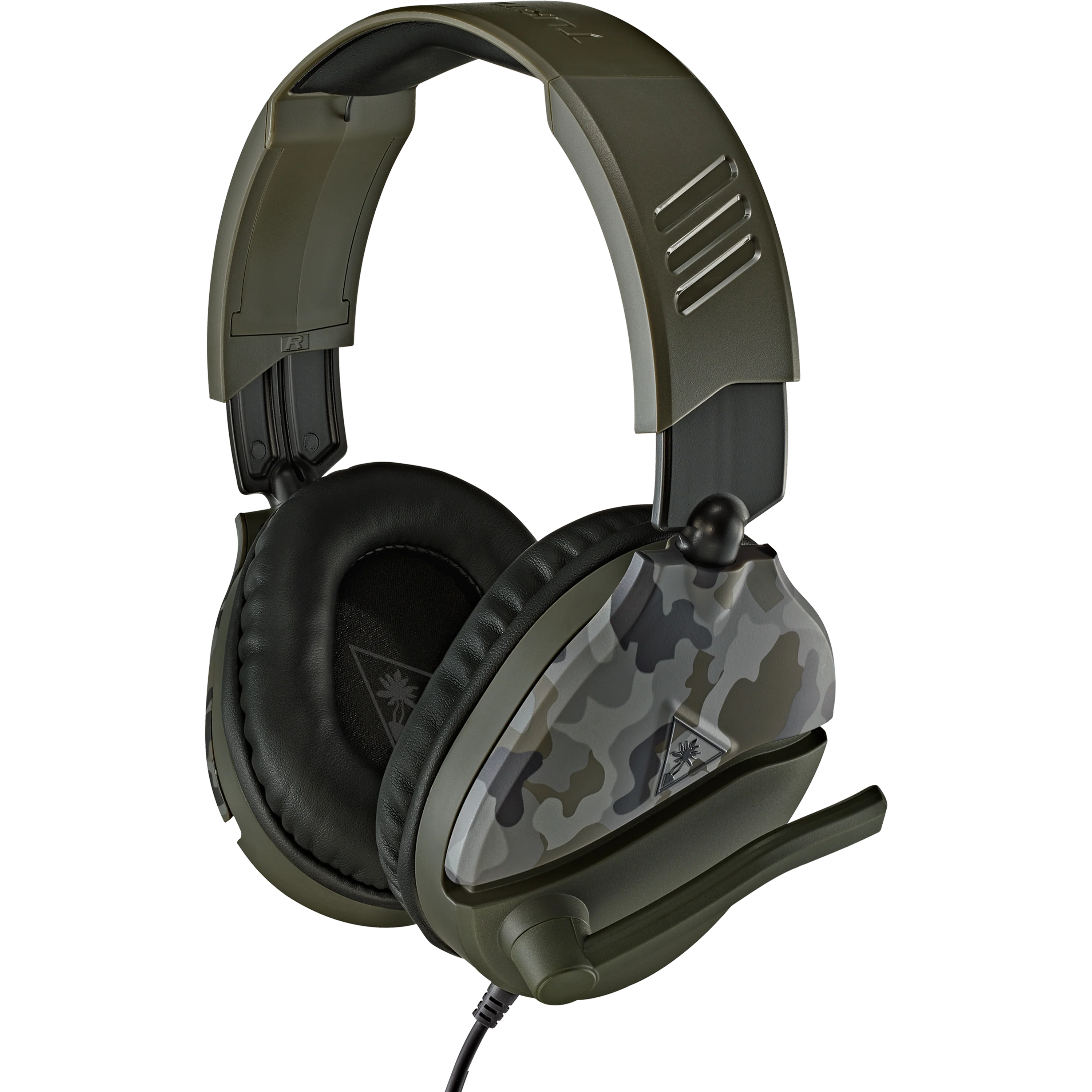 אוזניות גיימינג חוטיות Turtle Beach Recon 70 - צבע ירוק צבאי שנה אחריות ע
