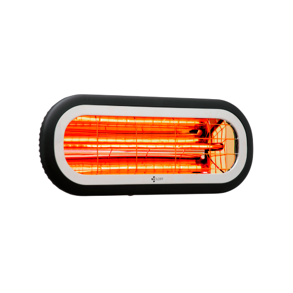 מקרן חום אינפרא RIO low glare 2000W צבע שחור COLDER