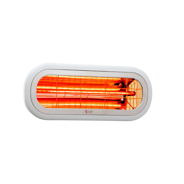 מקרן חום אינפרא RIO low glare 2000W צבע לבן COLDER