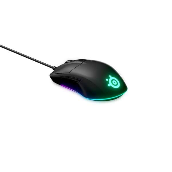עכבר גיימינג חוטי Steelseries Rival 3 - צבע שחור שנתיים אחריות ע