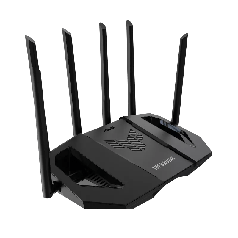 ראוטר גיימינג  ASUS BE6500 Dual Band WiFi 7 - צבע שחור שלוש שנות אחריות ע
