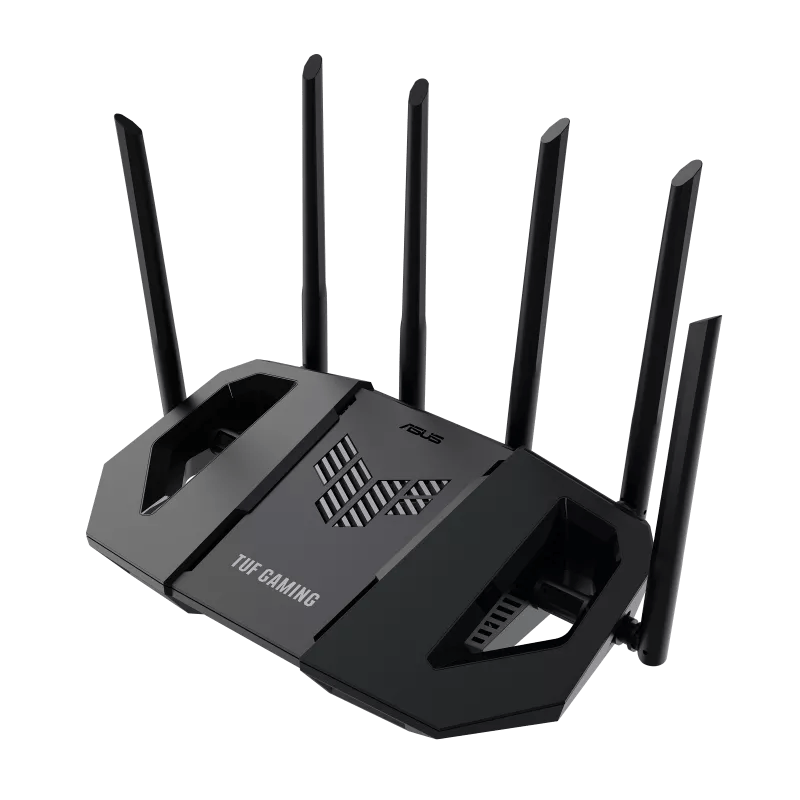 ראוטר גיימינג  ASUS BE6500 Dual Band WiFi 7 - צבע שחור שלוש שנות אחריות ע