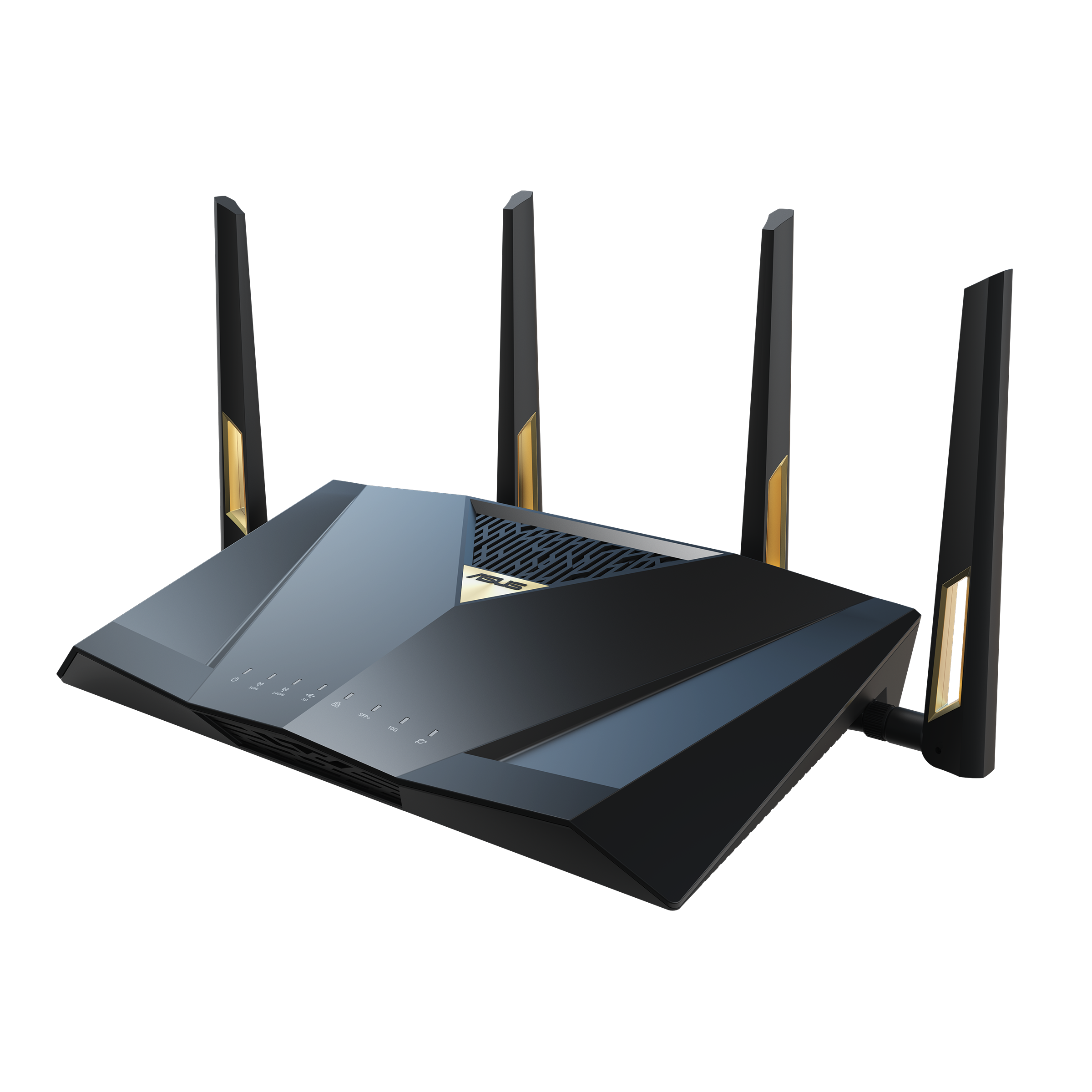מודם ראוטר Asus RT-BE88U WiFi 7 - צבע שחור, שלוש שנות אחריות ע