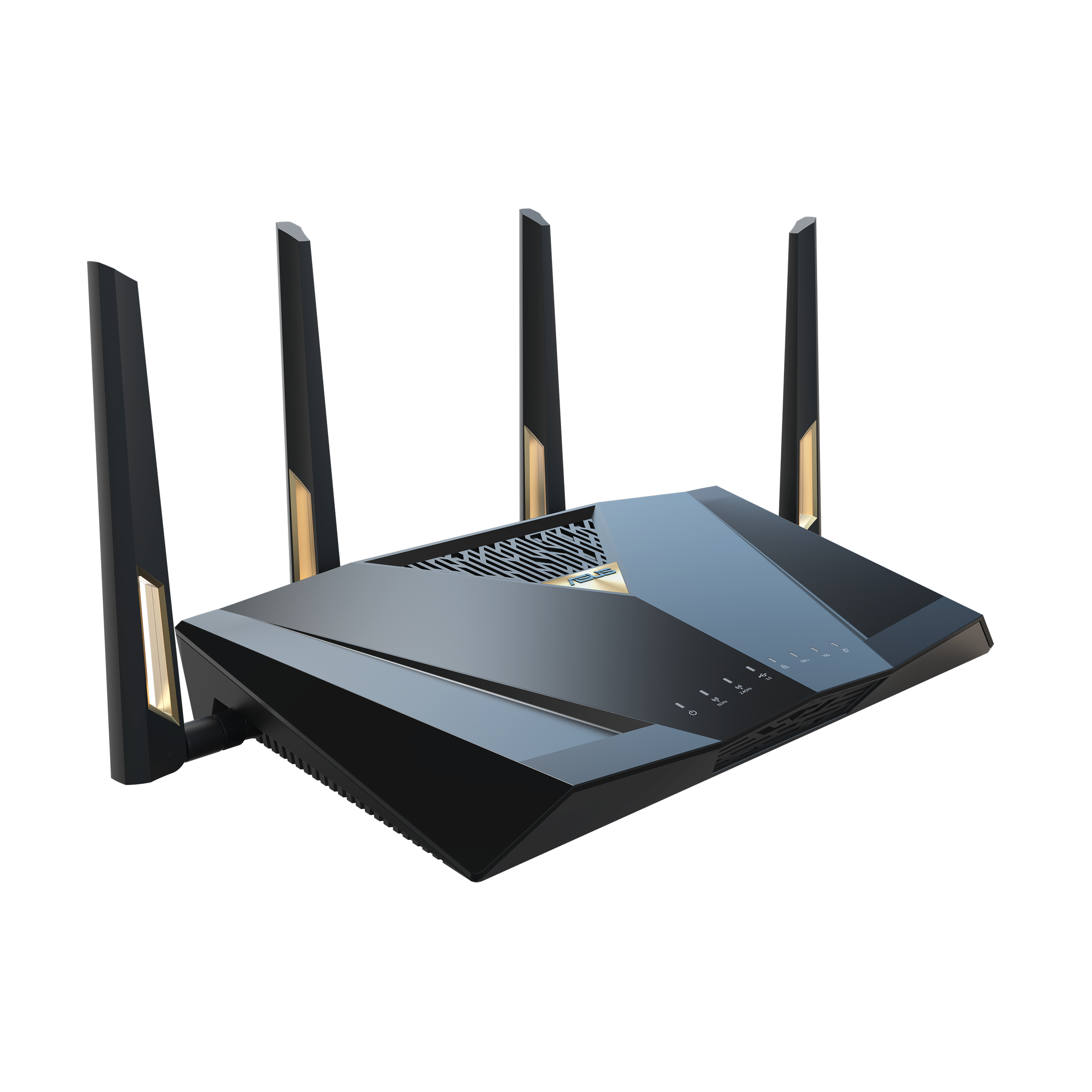 מודם ראוטר Asus RT-BE88U WiFi 7 - צבע שחור, שלוש שנות אחריות ע