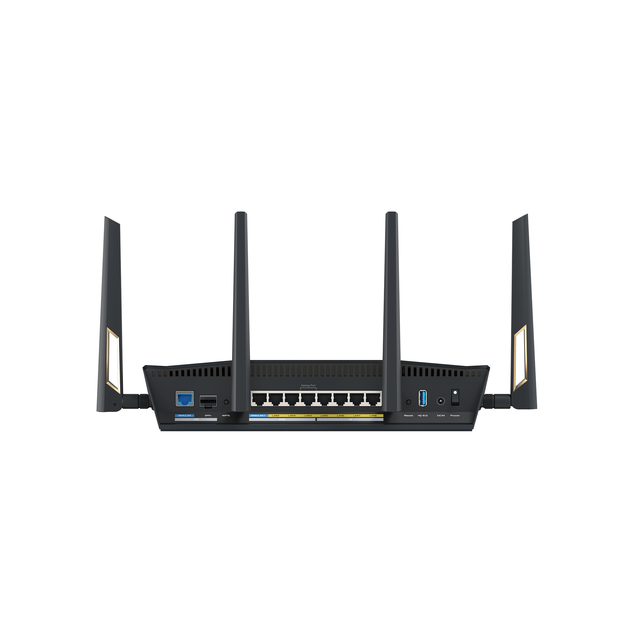 מודם ראוטר Asus RT-BE88U WiFi 7 - צבע שחור, שלוש שנות אחריות ע