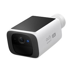 מצלמת אבטחה חכמה סולארית Eufy Security SoloCam 2K S220 - צבע לבן שנה אחריות ע"י היבואן הרשמי