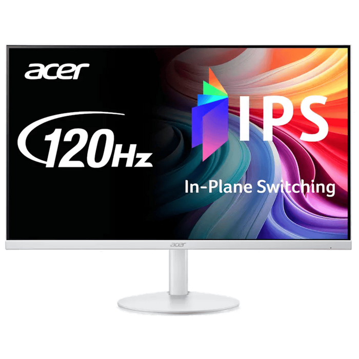 מסך מחשב 23.8'' Acer SA243Y G0 FHD IPS 1ms 120Hz - צבע לבן שלוש שנות אחריות עי היבואן הרשמי