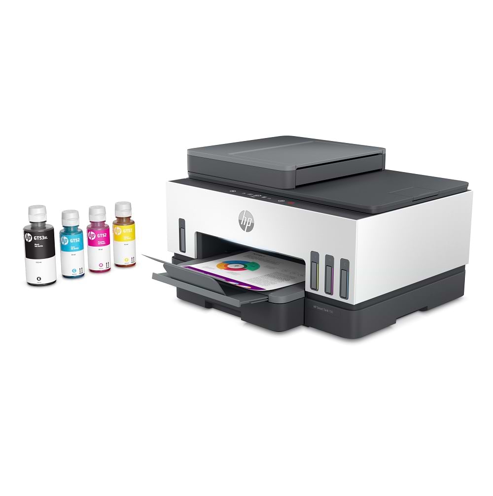 מדפסת אלחוטית משולבת HP Smart Tank 790 AIO - צבע לבן ושחור שלוש שנות אחריות ע