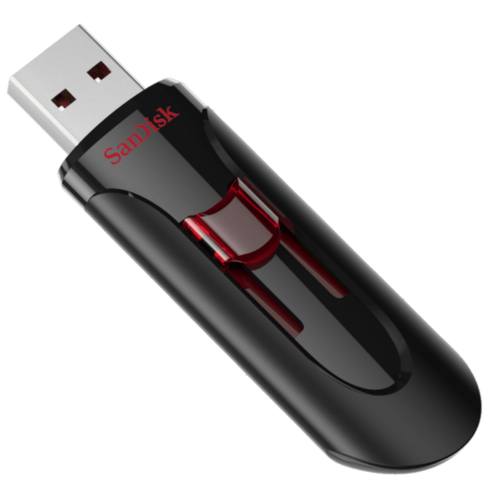 זיכרון נייד SanDisk Cruzer Glide USB-A 3.0 16GB SDCZ600-016G-Z35 - צבע שחור חמש שנות אחריות עי היבואן הרשמי