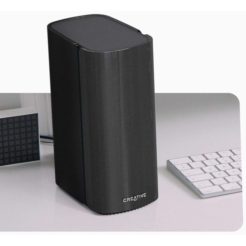 רמקולים למחשב Creative T100 2.0 Hi-Fi - צבע שחור שנה אחריות ע