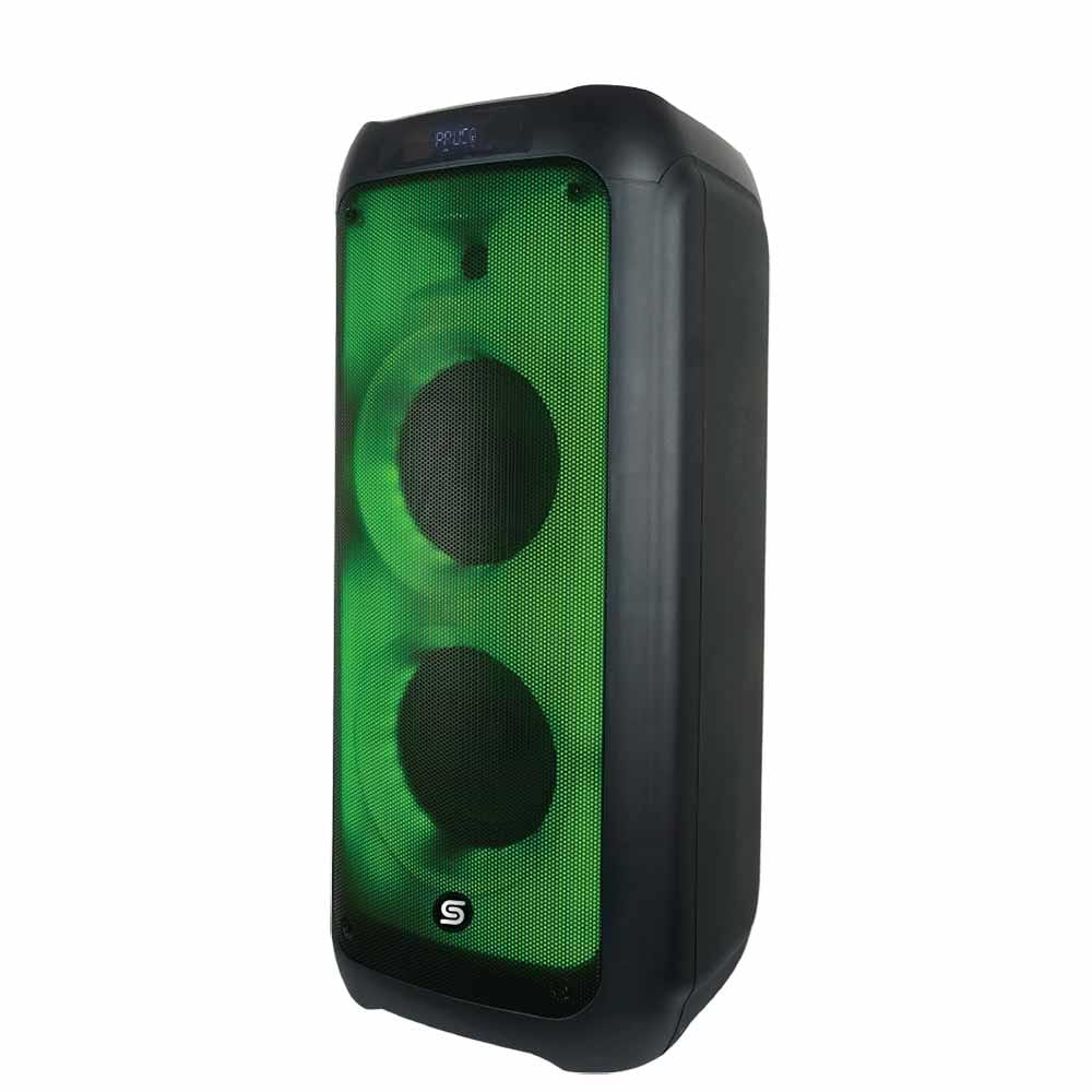 בידורית ניידת Sensor S-D8 עם זוג מקרופונים אלחוטיים - צבע שחור שנה אחריות ע