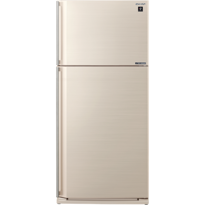 מקרר מקפיא עליון 550 ליטר נטו Sharp SJ-3770-BG - גימור בז' אחריות עי היבואן הרשמי
