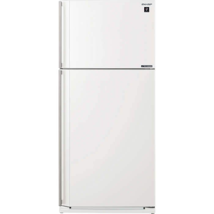 מקרר מקפיא עליון 550 ליטר נטו Sharp SJ-3770-WH - גימור כסוף אחריות עי היבואן הרשמי
