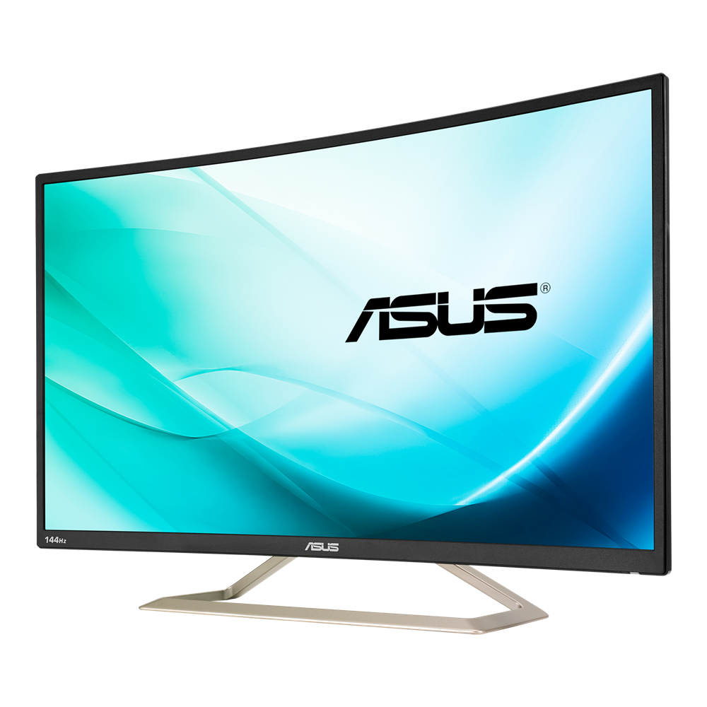 מסך מחשב גיימינג קעור 31.5'' Asus VA326HR FreeSync VA 4ms 144Hz - צבע שחור שלוש שנות אחריות ע