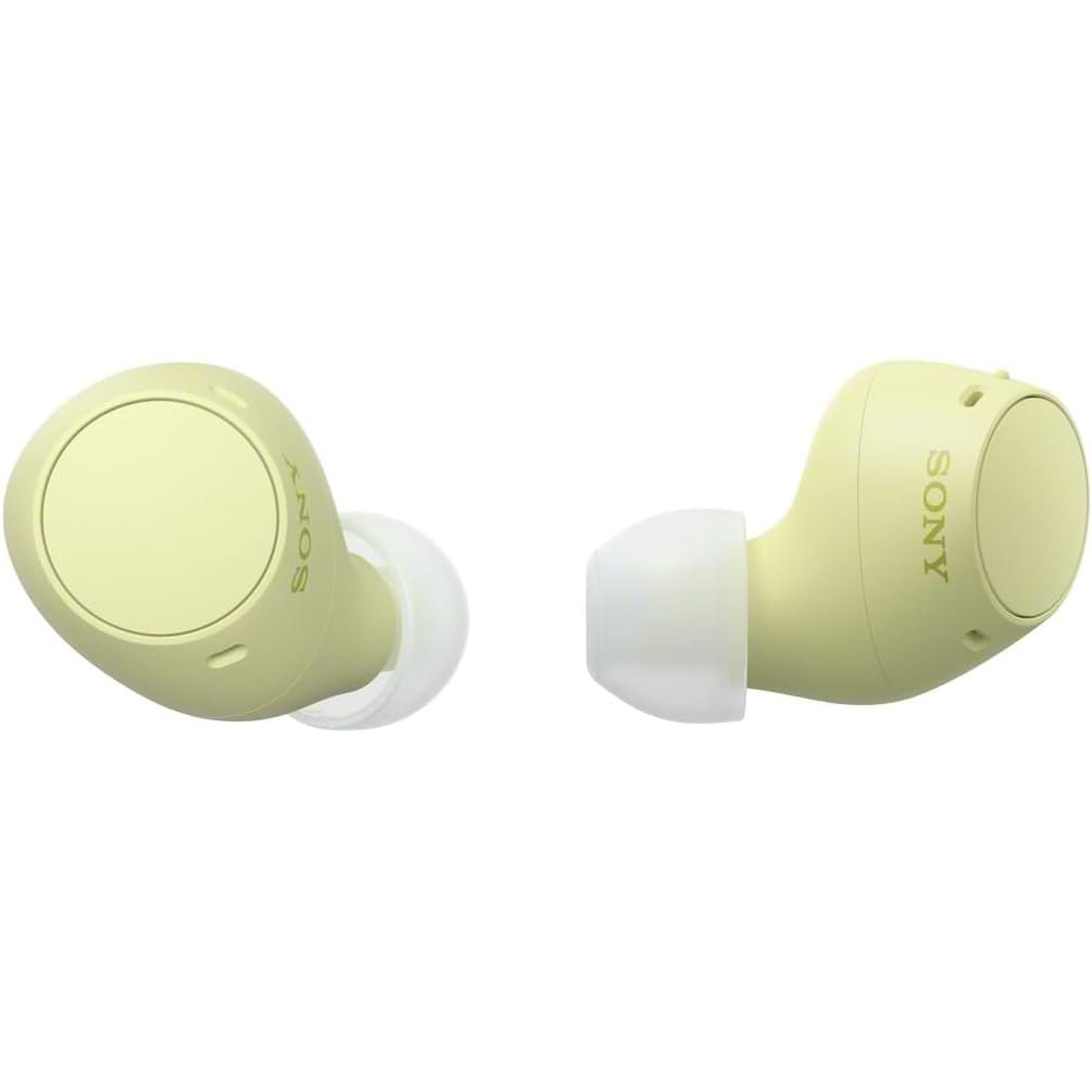 אוזניות אלחוטיות Sony WF-C510 Bluetooth - צבע צהוב שנה אחריות ע