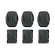 תושבות דבק שטוחות וקעורות GoPro Curved & Flat Adhesive Mounts - בצבע שחור