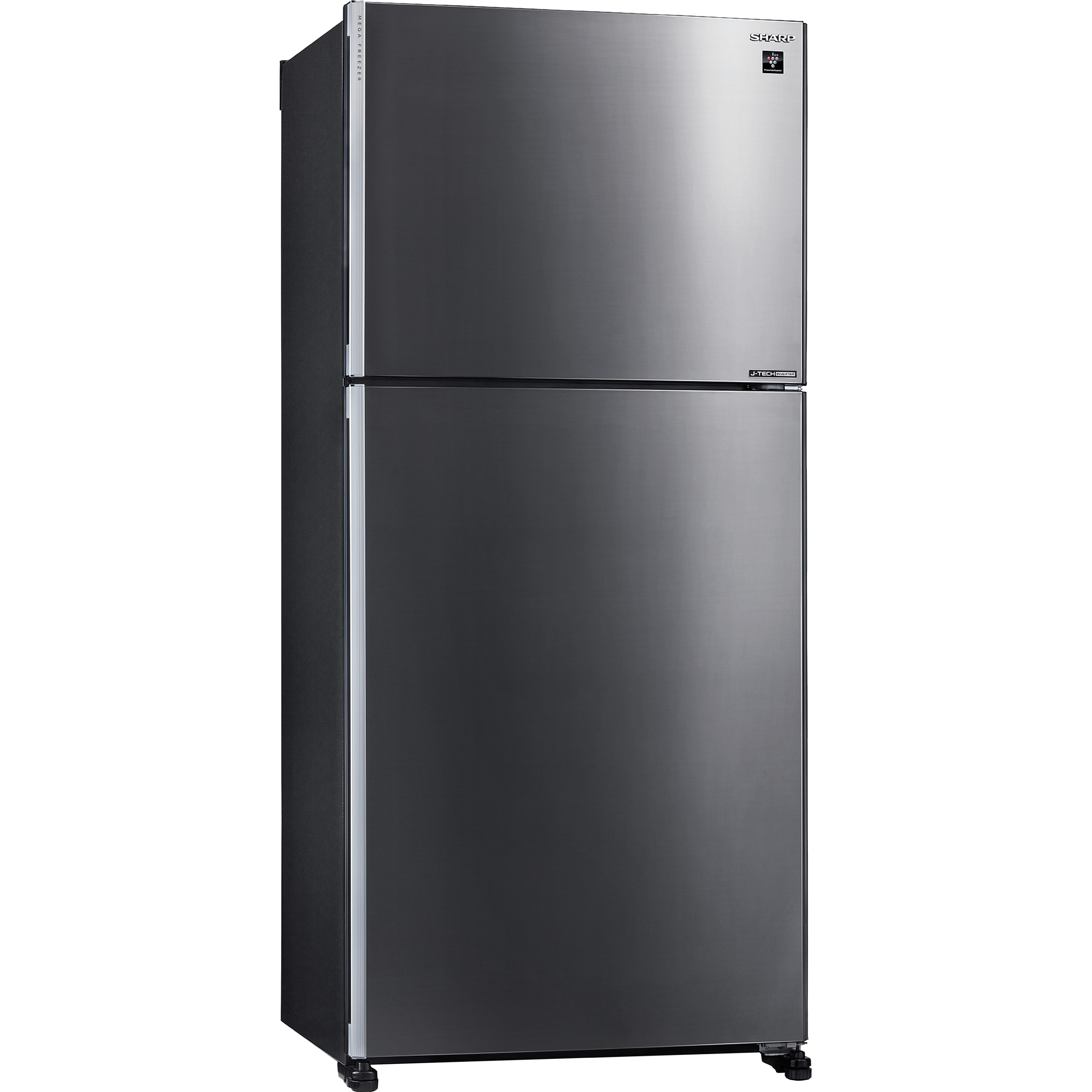 מקרר מקפיא עליון 556 ליטר נטו Sharp SJ-3655DS עם התקן שבת מובנה - גימור נירוסטה מושחרת אחריות ע