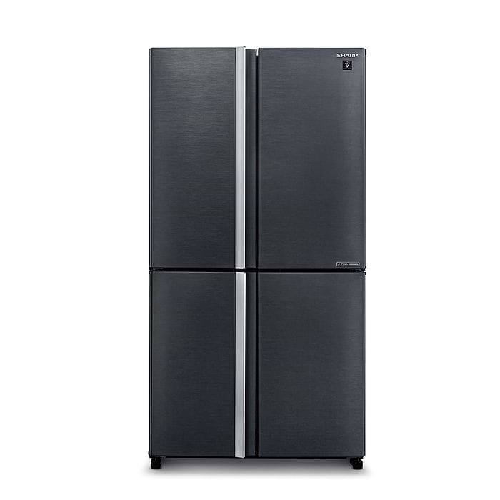 מקרר 4 דלתות Sharp SJ-8570-SL - גימור נירוסטה מושחרת אחריות יבואן רשמי 