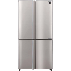 מקרר 4 דלתות מקפיא תחתון 611 ליטר נטו Sharp SJ-9270-IN עם התקן שבת מובנה - גימור נירוסטה אחריות ע"י היבואן הרשמי