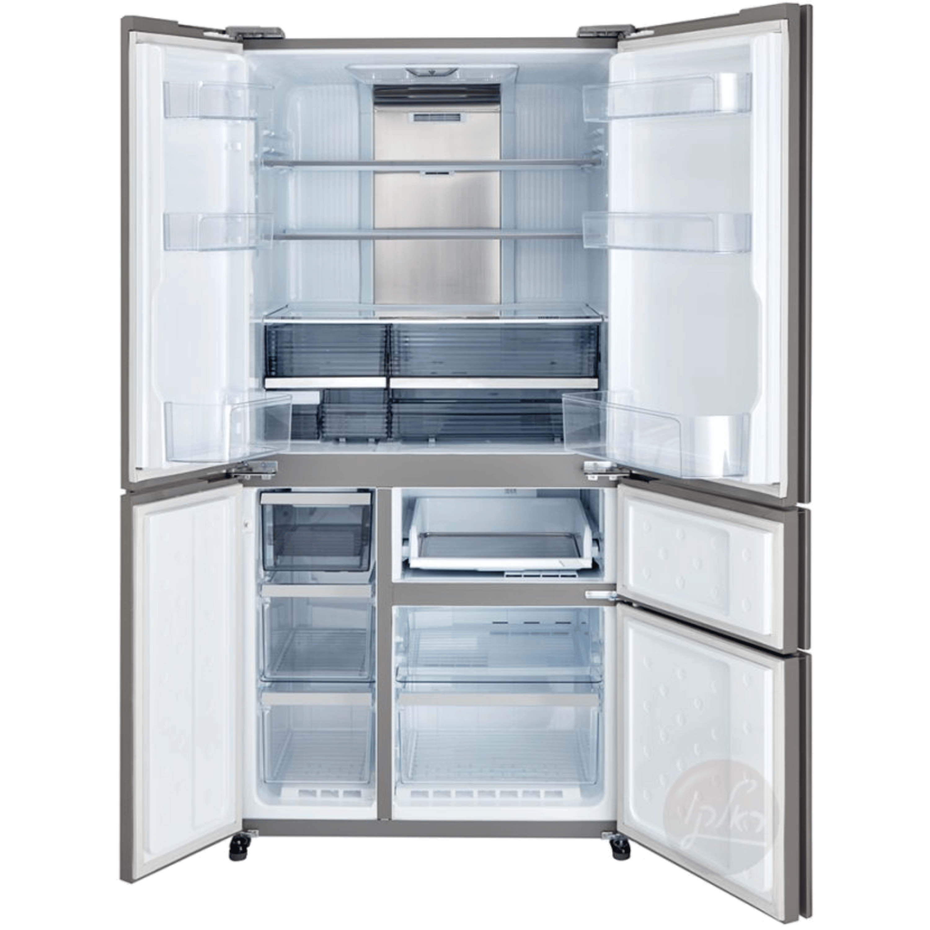 מקרר 5 דלתות 668 ליטר Sharp SJ-9630-BS עם התקן שבת מהדרין - גימור נירוסטה אחריות ע