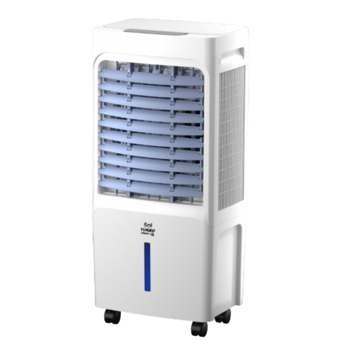 מצנן אוויר קולר + שלט 25 ליטר SOL SL-5313 - צבע לבן אחריות עי היבואן הרשמי
