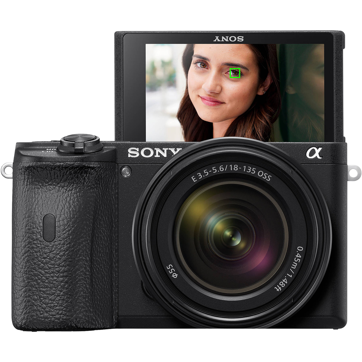מצלמה דיגיטלית ללא מראה הכוללת עדשה Sony Alpha 6600 E 18-135mm f/3.5-5.6 OSS - צבע שחור שלוש שנות אחריות ע