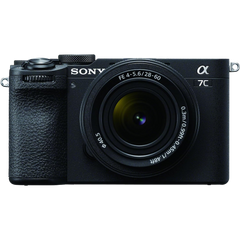 מצלמה דיגיטלית ללא מראה הכוללת עדשה Sony Alpha 7C II FE 28-60mm f/4-5.6 - צבע שחור שלוש שנות אחריות ע"י היבואן הרשמי