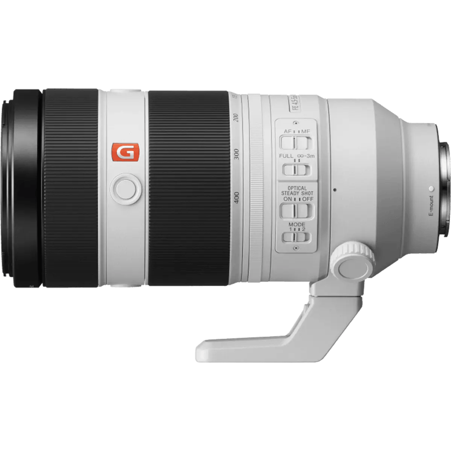 עדשת Sony FE 100-400mm f/4.5-5.6 GM OSS - צבע לבן שלוש שנות אחריות ע