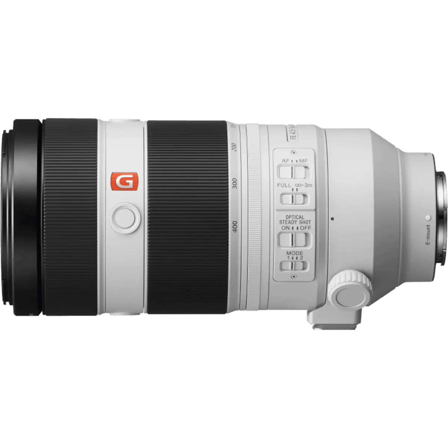 עדשת Sony FE 100-400mm f/4.5-5.6 GM OSS - צבע לבן שלוש שנות אחריות ע