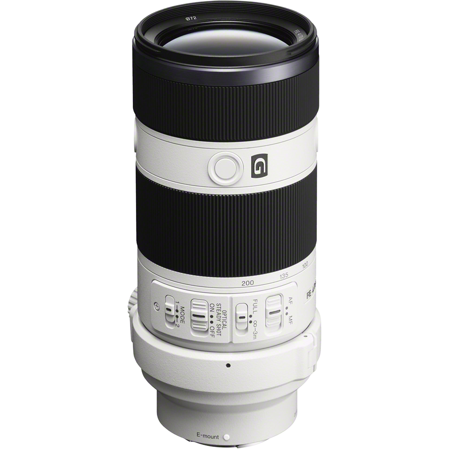 עדשת Sony FE 70-200mm f/4 G OSS - צבע לבן שלוש שנות אחריות ע
