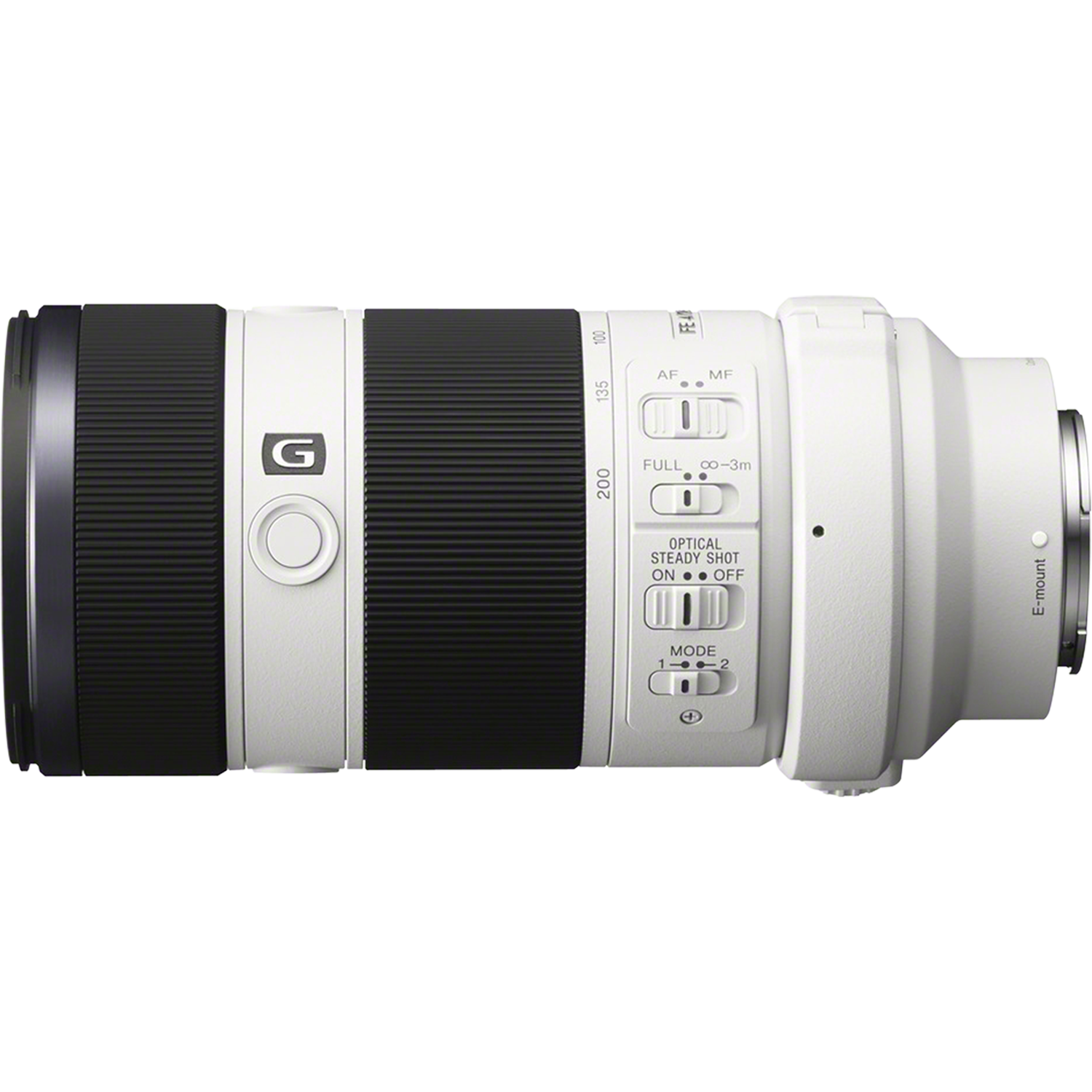 עדשת Sony FE 70-200mm f/4 G OSS - צבע לבן שלוש שנות אחריות ע