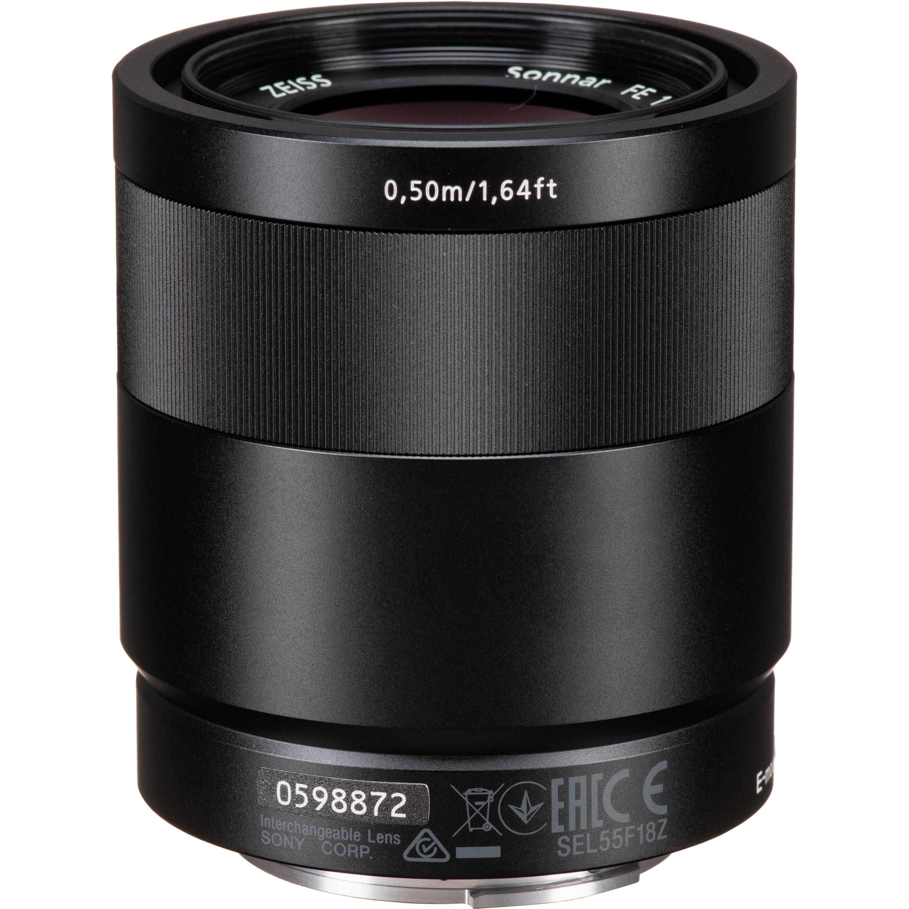 עדשת Sony Sonnar T* FE 55mm f/1.8 ZA - צבע שחור שלוש שנות אחריות ע