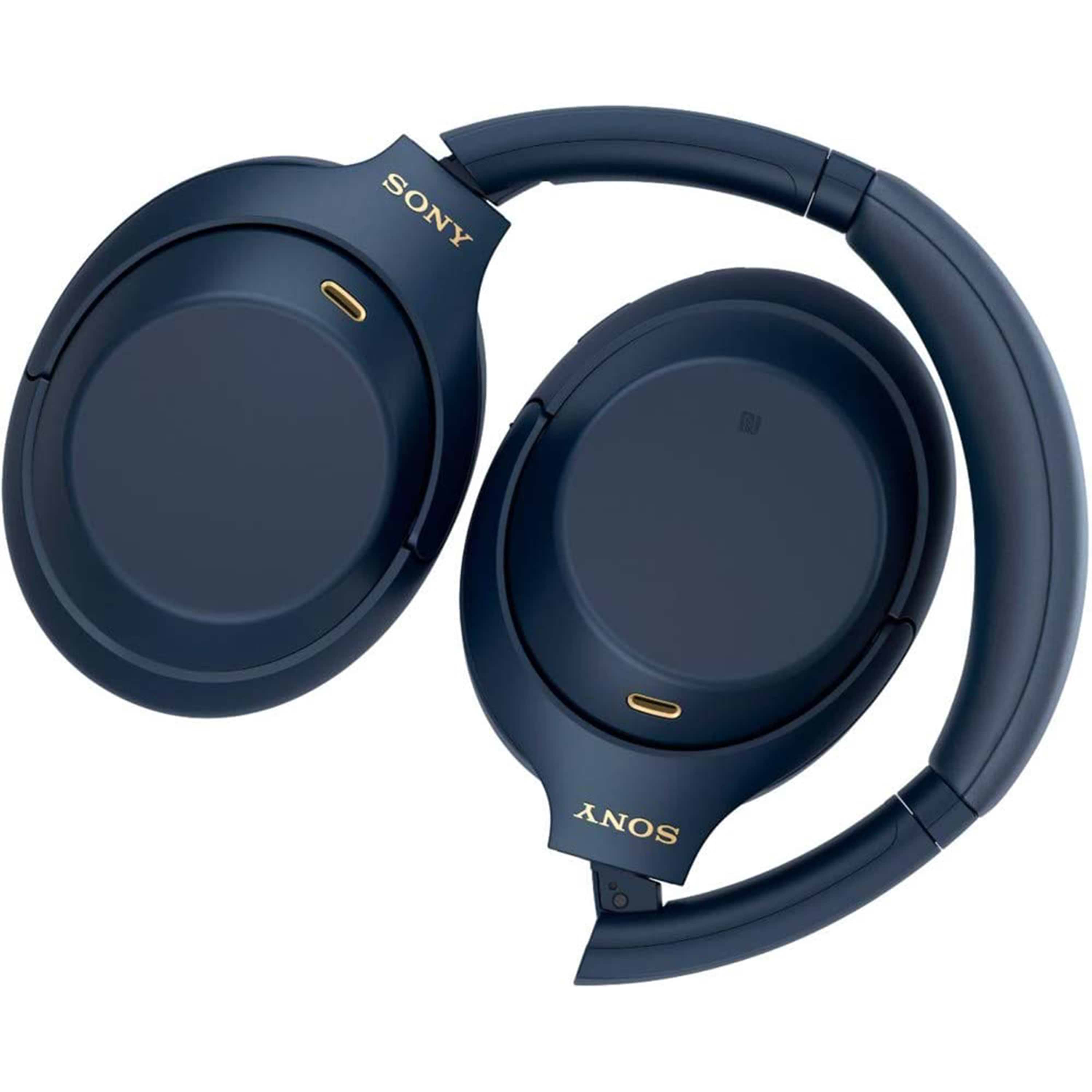 אוזניות אלחוטיות Sony WH-1000XM4 - צבע כחול שנתיים אחריות ע