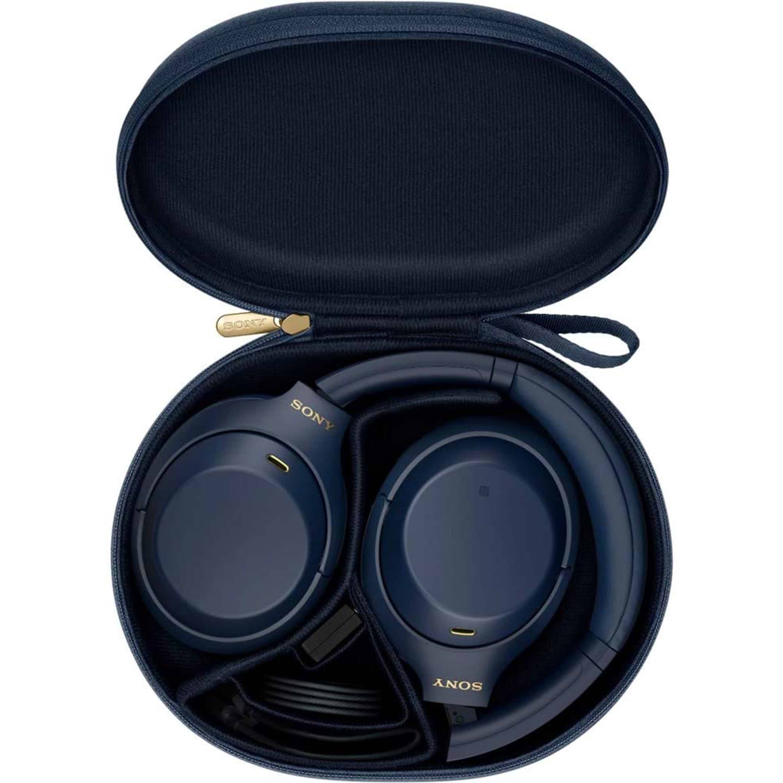 אוזניות אלחוטיות Sony WH-1000XM4 - צבע כחול שנתיים אחריות ע