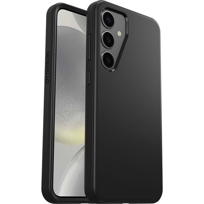 כיסוי Otterbox ל Samsung S24 Plus דגם Symmetry - צבע שחור שנה אחריות עי היבואן הרשמי