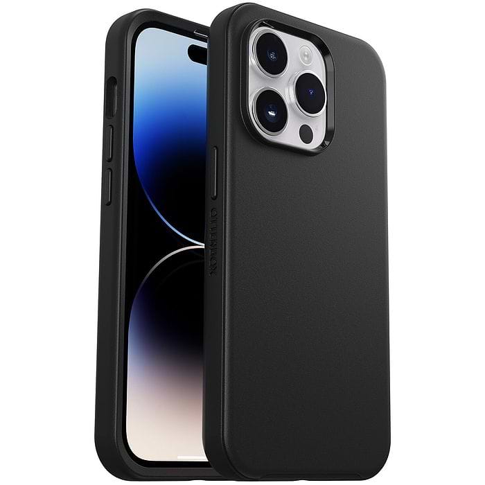 כיסוי Otterbox ל Apple iPhone 14 Pro דגם Symmetry - צבע שחור אחריות לשנה עי היבואן הרשמי