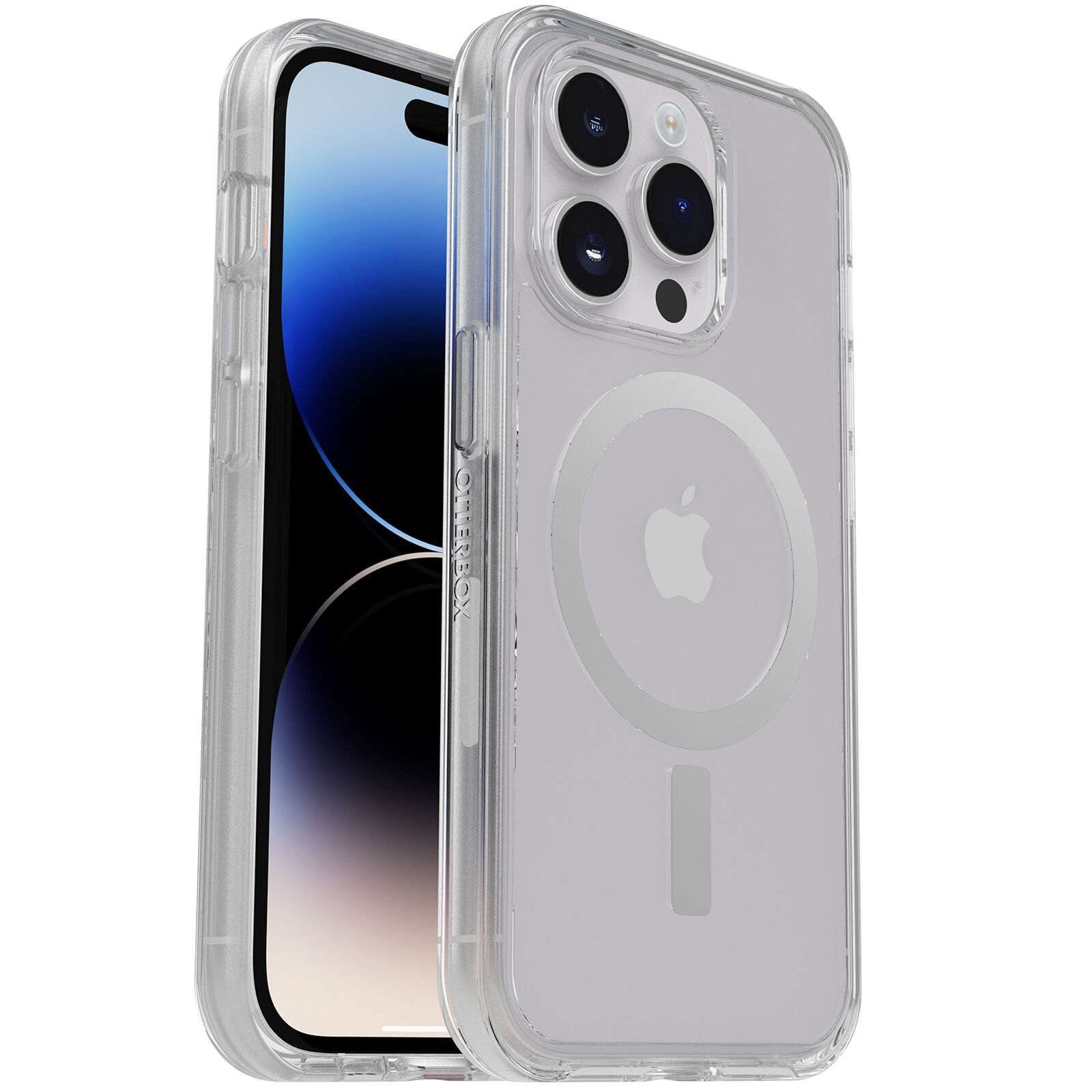 כיסוי Otterbox ל Apple iPhone 14 Pro דגם Symmetry+MagSafe - צבע שקוף שנה אחריות ע