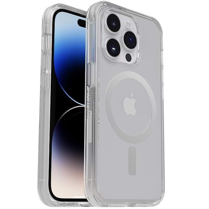 כיסוי Otterbox ל Apple iPhone 14 Pro דגם Symmetry+MagSafe - צבע שקוף אחריות לשנה עי היבואן הרשמי