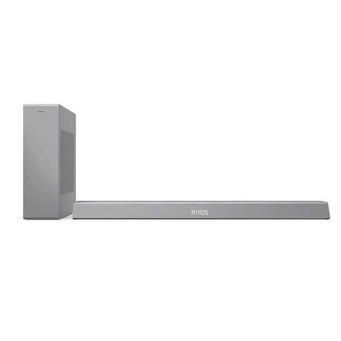 מציאות ועודפים -מקרן קול Philips TAB8505/10 עם סאבוופאר אלחוטי  - צבע כסוף שנה אחריות עי היבואן הרשמי 
