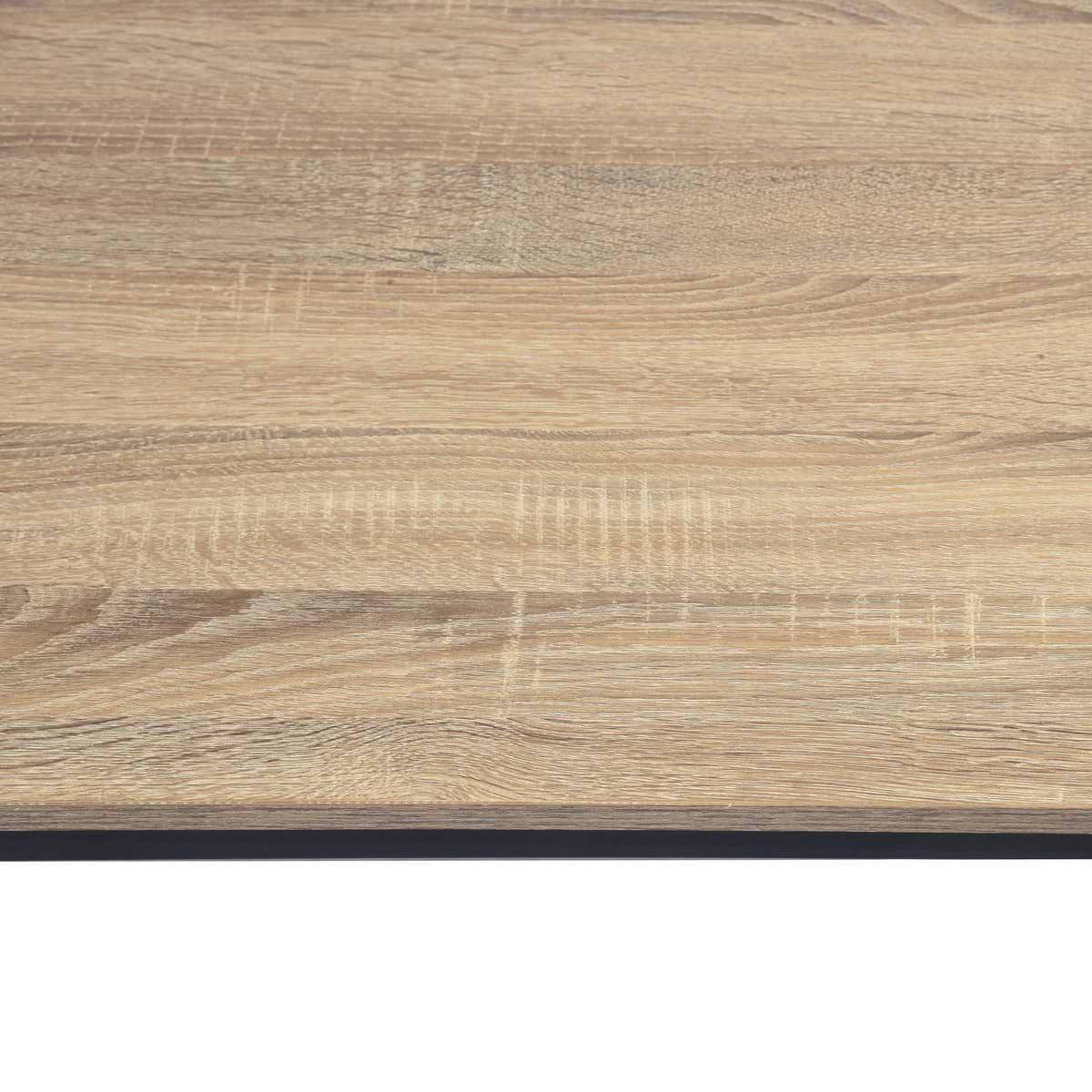 שולחן קפה לסלון ריבועי אגוז כהה פאקטו דגם HOMAX HC0827