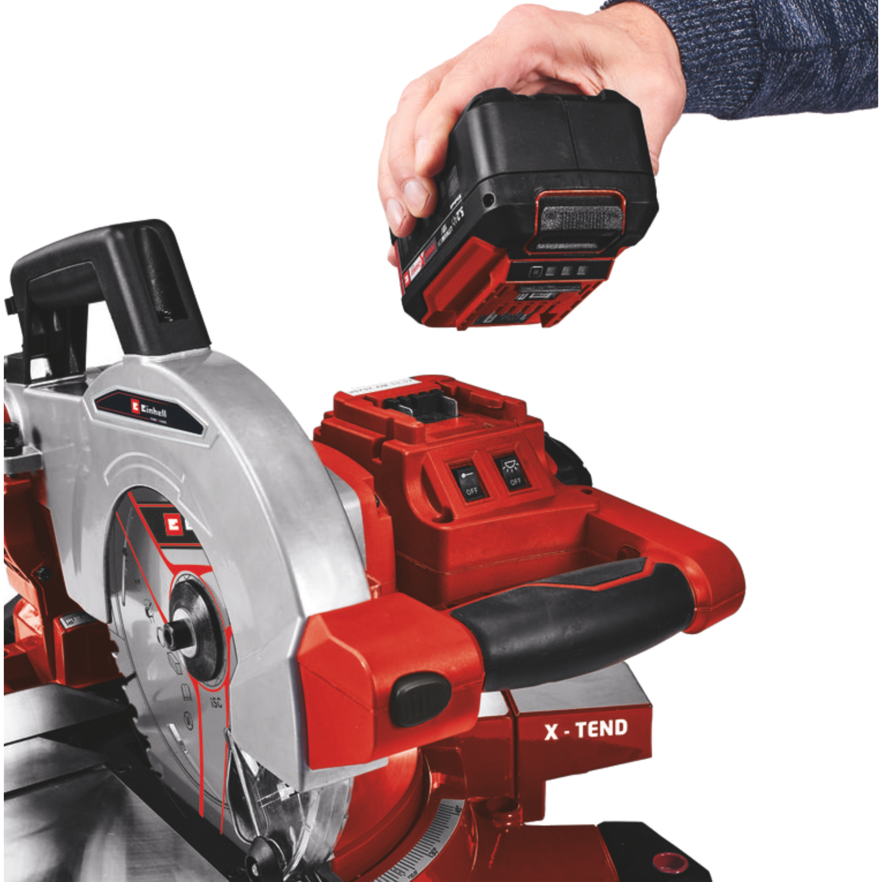 מסור גרונג נטען 18V (גוף ) Einhell TE-MS 18-210 LI-Solo – שנתיים אחריות ע