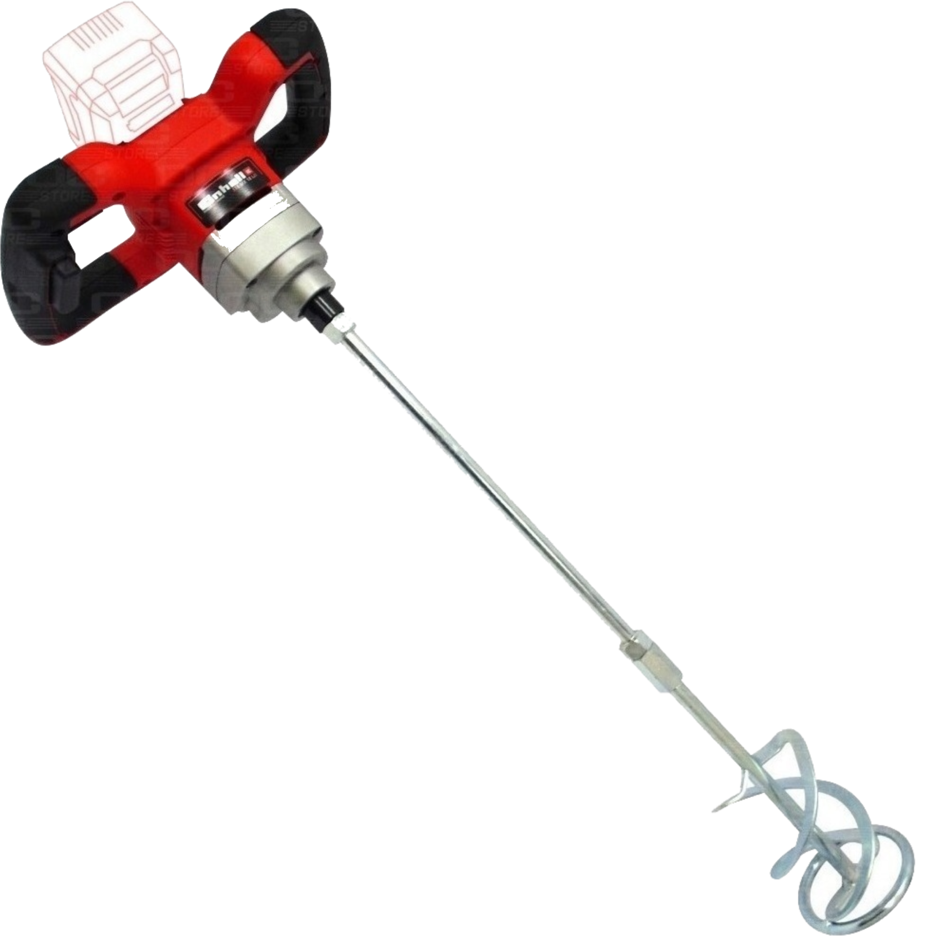 מערבל צבע נטען 18V (גוף ) Einhell TE-MX 18 LI-Solo – שנתיים אחריות ע